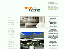 Tablet Screenshot of conceptoexterior.com